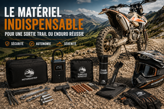 Le matériel indispensable pour une sortie trail ou enduro réussie | Motoroadtrip